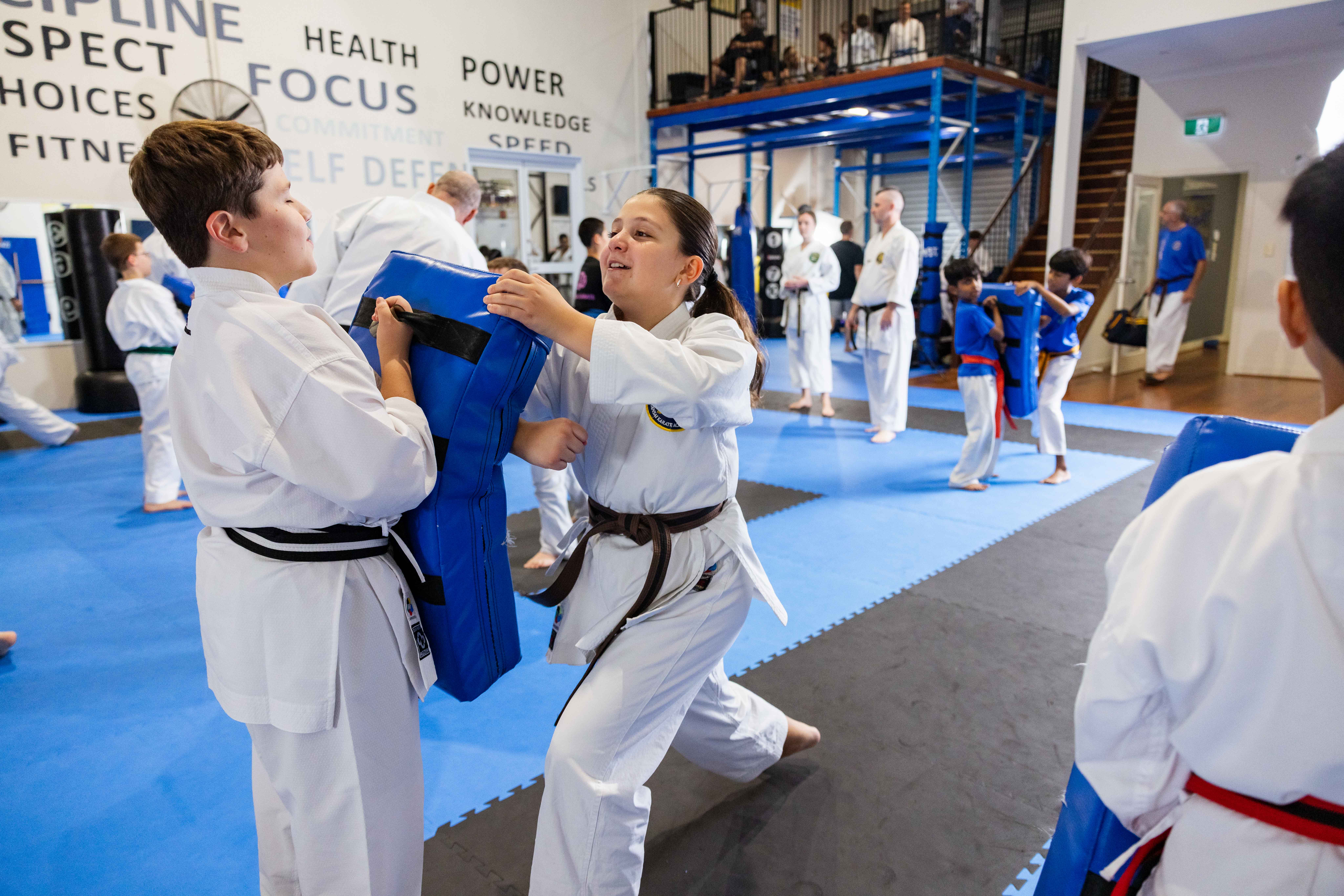 Juniors karate class