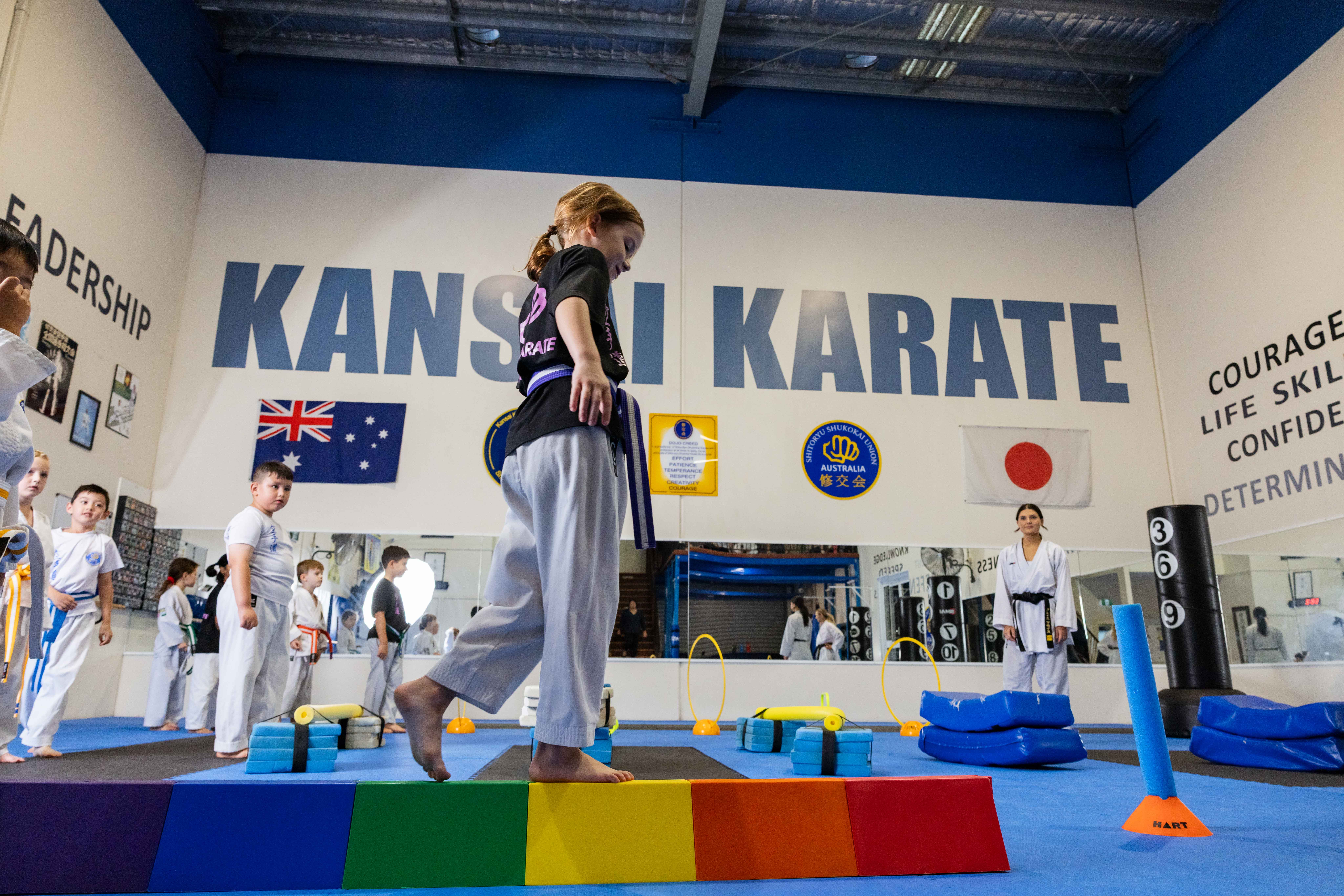 Little Lions karate class